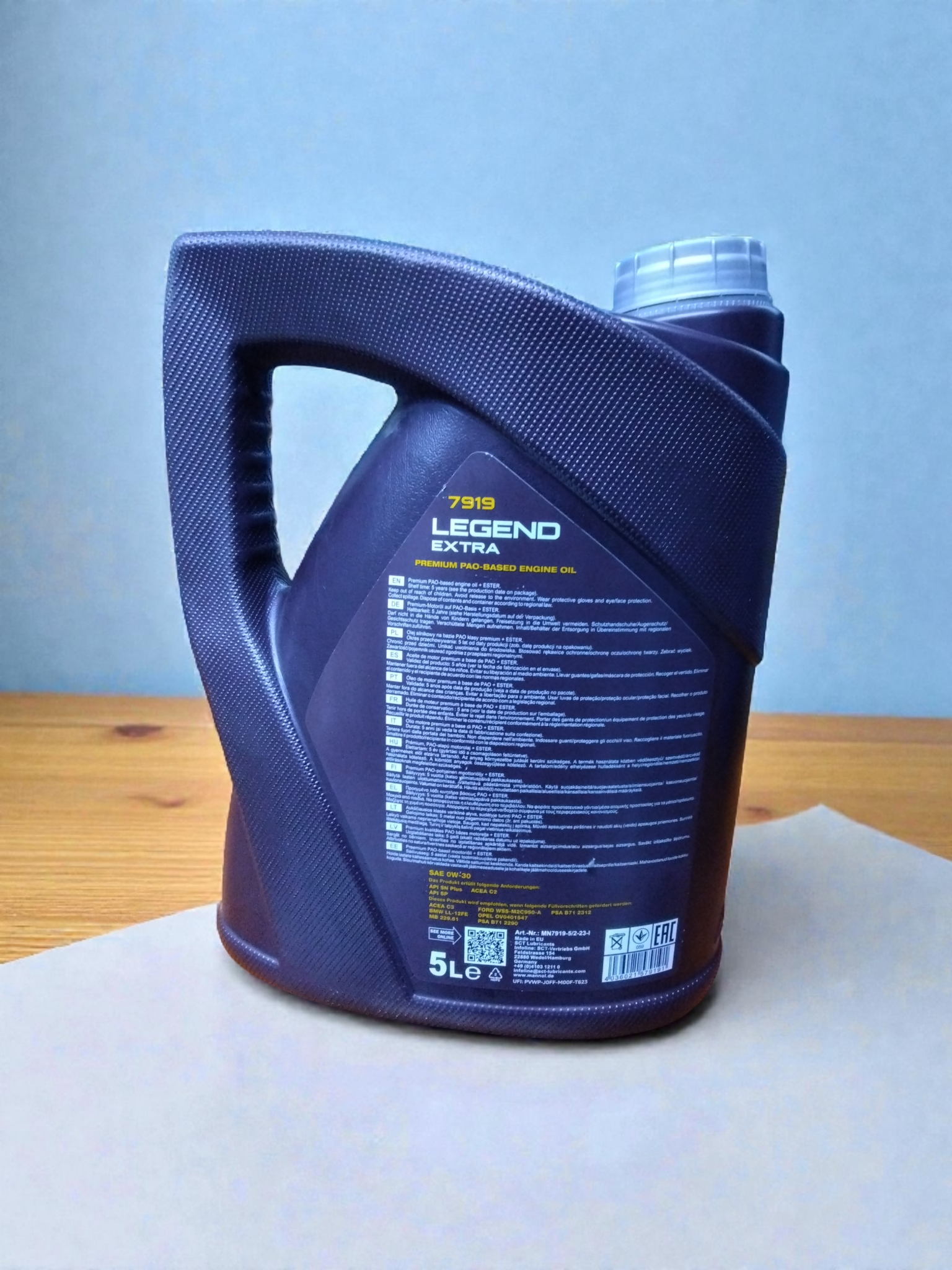 MANNOL 0W30 ESTER LEGEND EXTRA MOTOR YAĞI