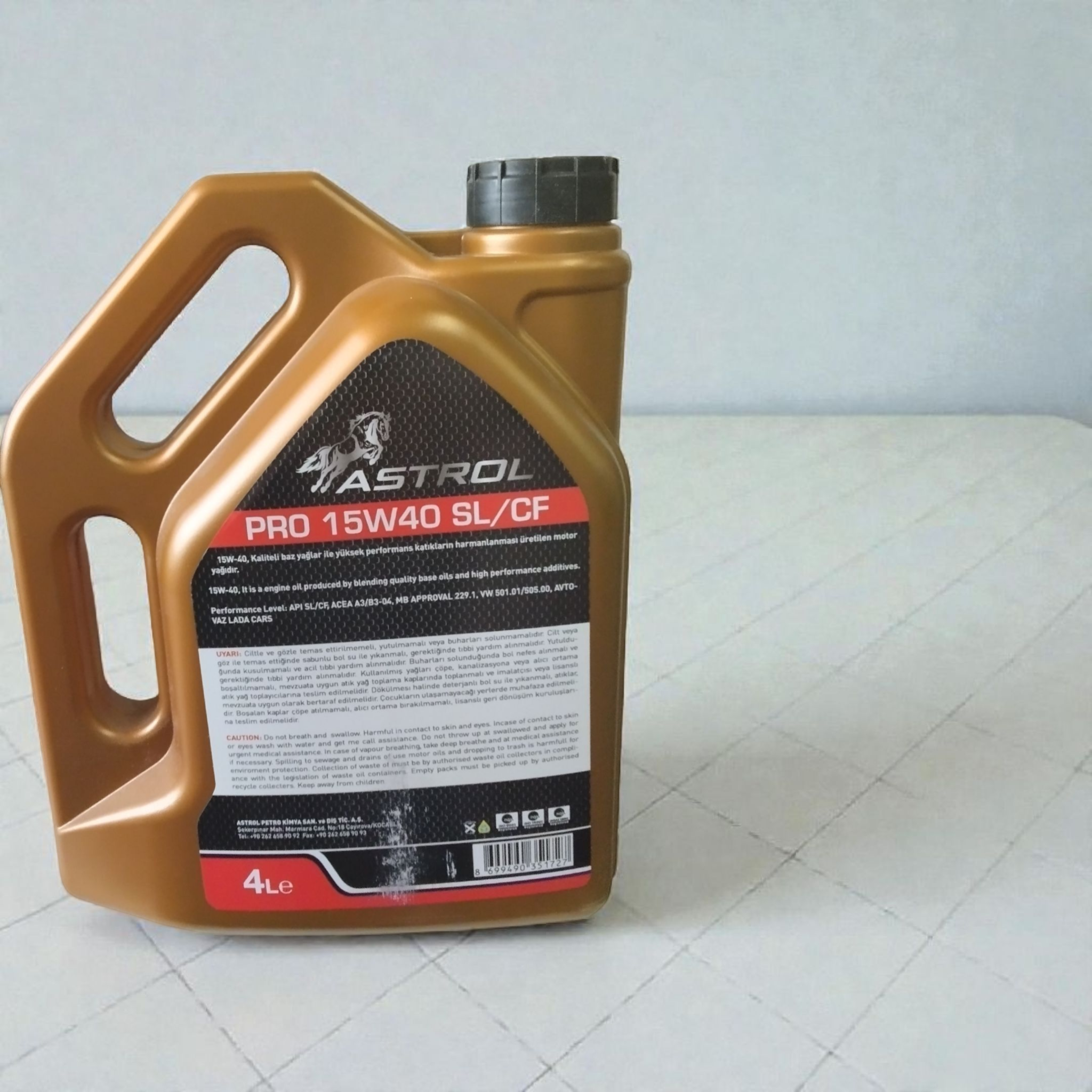 ASTROL PRO 15W40 MOTOR YAĞI