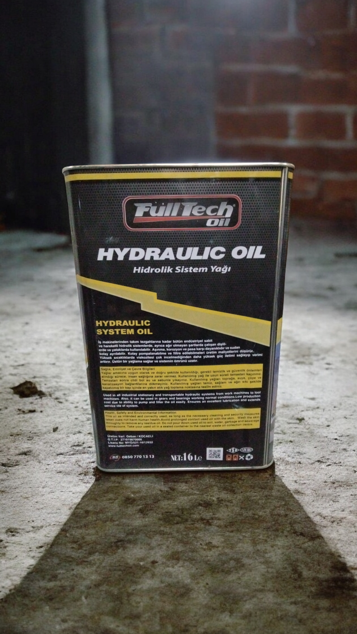 FULL TECH İŞ MAKİNESİ HYDRAULIC YAĞI