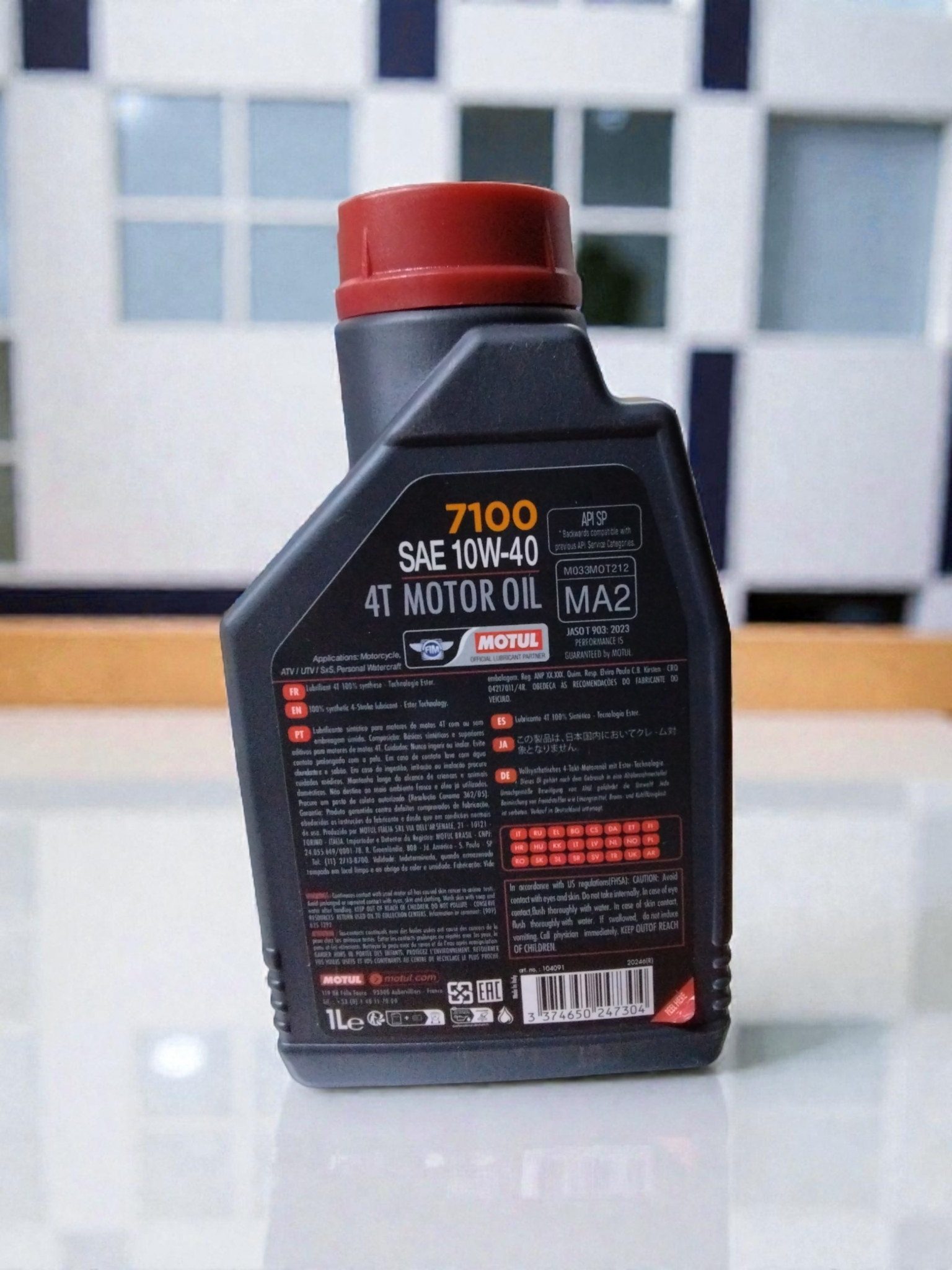 MOTUL 7100 SPORT 10W40 ESTER 4T MOTOR YAĞI
